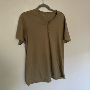 NWOT Cotton On Olive Green Henley T Shirt